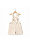 Unisex Beige Denim Salopet - 2