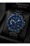 Men's Wristwatch Steel Band Black Color Functional Premium Design with Calendar Gift Boxed - 2