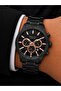 Men's Wristwatch Steel Band Black Color with Function Calendar and Gift Box - 3