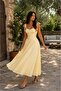Women's Strappy Waist-Seating Festive Long Stylish Dress - 5