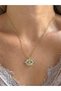 316L Zircon Stone Steel Necklace