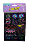 Gıpta Good Vibes Hologram Sticker Set – 3D Shiny Effect Notebook and Phone Stickers 21 cm - 4