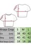 Cherry Pattern Women's Crop T-Shirt – Premium Dtf Print – Short Sleeve Summer Cotton Crop Top – Modern Style Relaxed Fit - 2