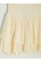 Trendlucky Mini Skirt with Elastic Waist and Ruffles - 8