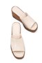Vesper Rosa Women's Slippers 00121916 Beige Wrinkled Patent Leather - 4