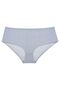 3 Pieces Women's High Waist Bato Panties White Gray Powder - 4