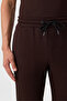 Regular fit knitted coffee jogger pants - 4