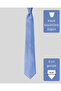Herringbone Patterned Light Blue Tie – 8 cm Wide - 5