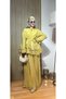 Women's Elara Voile Fabric Pants Suit |   Belted, Draped Hijab Set with Flywheel Detail