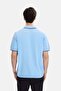 Blue Men's Regular Fit Knitwear Polo T-Shirt B35S40031 - 4