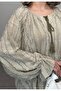 Oversize Blouse and Skirt Set - 5