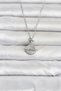 316L Steel Chain Silver Color Planet Model Women's Necklace - 2