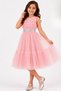 Girl's Princess Tulle Detailed Stone Belted Special Occasion Evening Dress Ak2615 - 3