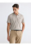 Nevavm Men's Polo Collar Patterned T-Shirt with a Difference