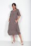 Women's Italian Linen Midi Dress with Pockets - 2