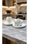 Golden Flower 2-Piece Porcelain Cup Set - 3