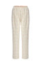 Women's Cotton Covered Strappy Lace Pajama Set - 4
