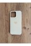 iPhone 14 Pro Max Heart Printed Velvet Inside Silicone Phone Case (Cream) - 4