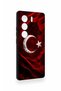 Tcn Camon 40 4g Compatible Wolf Turkish Flag Patterned Silicone Case - 3