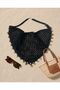 Decorated Knitwear Bandana with End Detail
