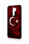 Redmi 9 Compatible Wolf Turkish Flag Patterned Silicone Case - 4