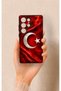 Samsung S25 Ultra Compatible Turkish Flag Patterned Silicone Case