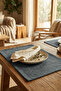 Barcelona Velvet Textured 6-Piece American Service Set Gray - 3