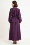 Women's Plus Size Long Sleeve Crew Neck Blouse Maxi Skirt Set Elastic Waist Relaxed Fit Casual - 5