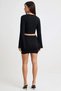 Women's Plus Size V-Neck Tie Spanish Sleeve Textured Blouse Skirt Beach Set Daily Casual Modern - 5