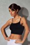 Women's Adjustable Thin Strap Crop Tank Top
