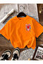 Women's Summer Heart Printed Oversized T-Shirt - 3