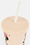 Minnie Mouse Bamboo Fiber Tumbler With Straw 473 ml, Cream - 3