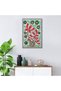 Alayra Gorgeous Flowers Madhubani Printed Canvas Paintings (Fabric, 8x12 inches, Multicolour) | | - 4