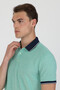 Polo Collar Cotton Pique T-Shirt - 2