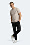 Zahir Men's Cotton Beige T-Shirt - 4