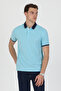 Polo Collar Cotton Pique T-Shirt - 4