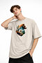 Bear2 - Oversize T-Shirt Beige - 3