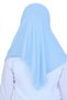 Girl's Ready-Made Headscarf Practical Combed Cotton Shawl Islamic Clothing - 6