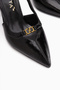 Rima Black Buckle Detailed Women's Heeled Shoes - 6