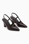 Rima Brown Buckle Detailed Women's Heeled Shoes - 4