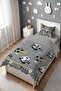 Football Passion Patterned Single Baby Kids Bedding Set - 3