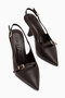 Olivia Brown Women's Heeled Shoes - 5