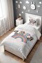 Braided Animals Patterned Single Baby Kids Bedding Set - 3