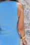 Blue Standard Size Knitwear Dress with Accessories - 5