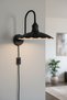 Risso Black Color Plug-In Sconce Single Wall Lamp Living Room Hallway Restaurant Decorative Sconces - 2