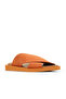 Orange Alf Suede Women's Flat Slippers - 2