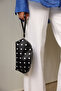Bag 2630 - Mini Black Polka Dot Women's Bag with Wrist Strap - 4