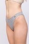 Women's Gray Melange Brazilian Panties - 2
