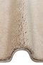 Puffy Beige Amorphous Bath Rug Asymmetrical Design Thick Plush Soft Shower Mat (80X120) - 5