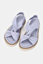 Women's Lila Genuine Leather 36-41-42 Size Flat Wedge Heel Strap Sandals - 2